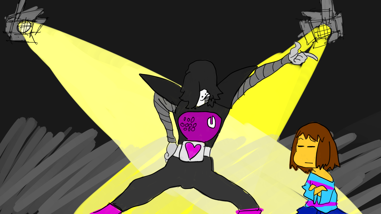 *mettaton Posed Dramatically - Imgur Llc (1280x720), Png Download