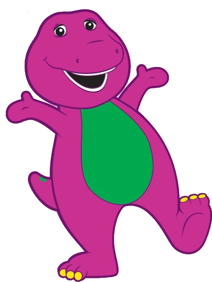 Barney Poster 2 - Barney Clipart Png (496x579), Png Download