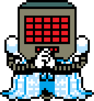 Mettaton Dress Sprites - Undertale Perler Beads Mettaton (400x428), Png Download