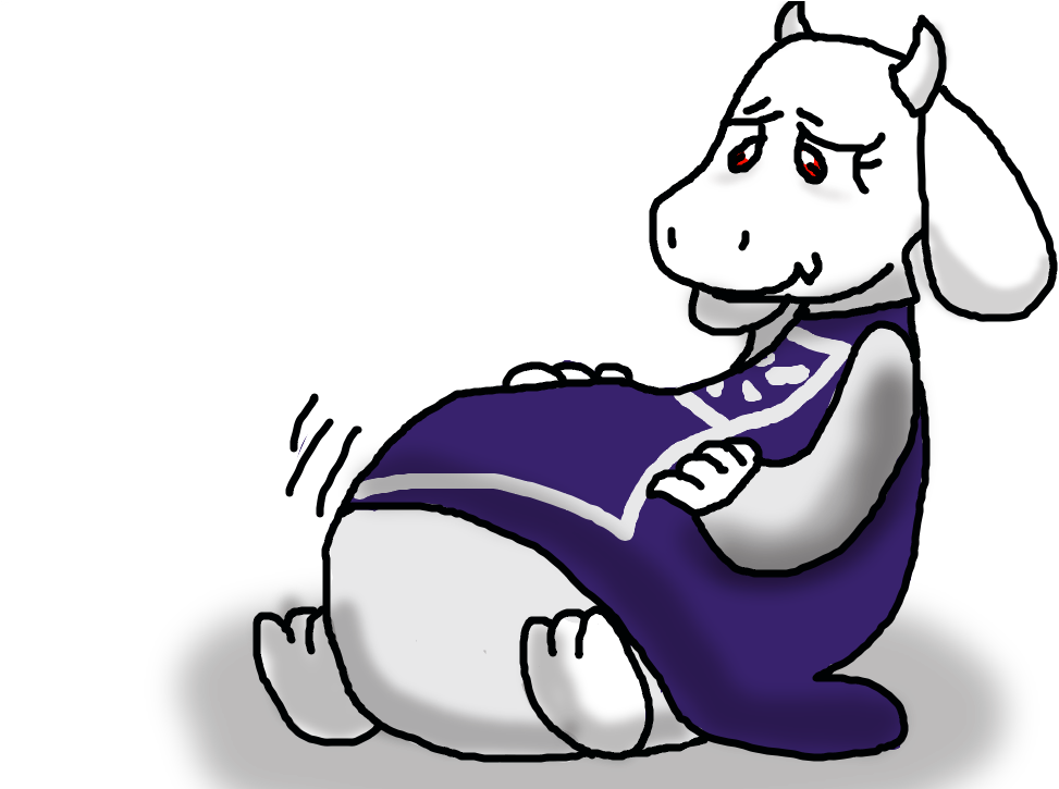 Toriel Ate Frisk - Undertale Toriel Eats Frisk (1253x724), Png Download