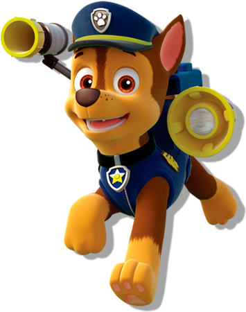 Chase - Paw Patrol Chase Png (358x456), Png Download
