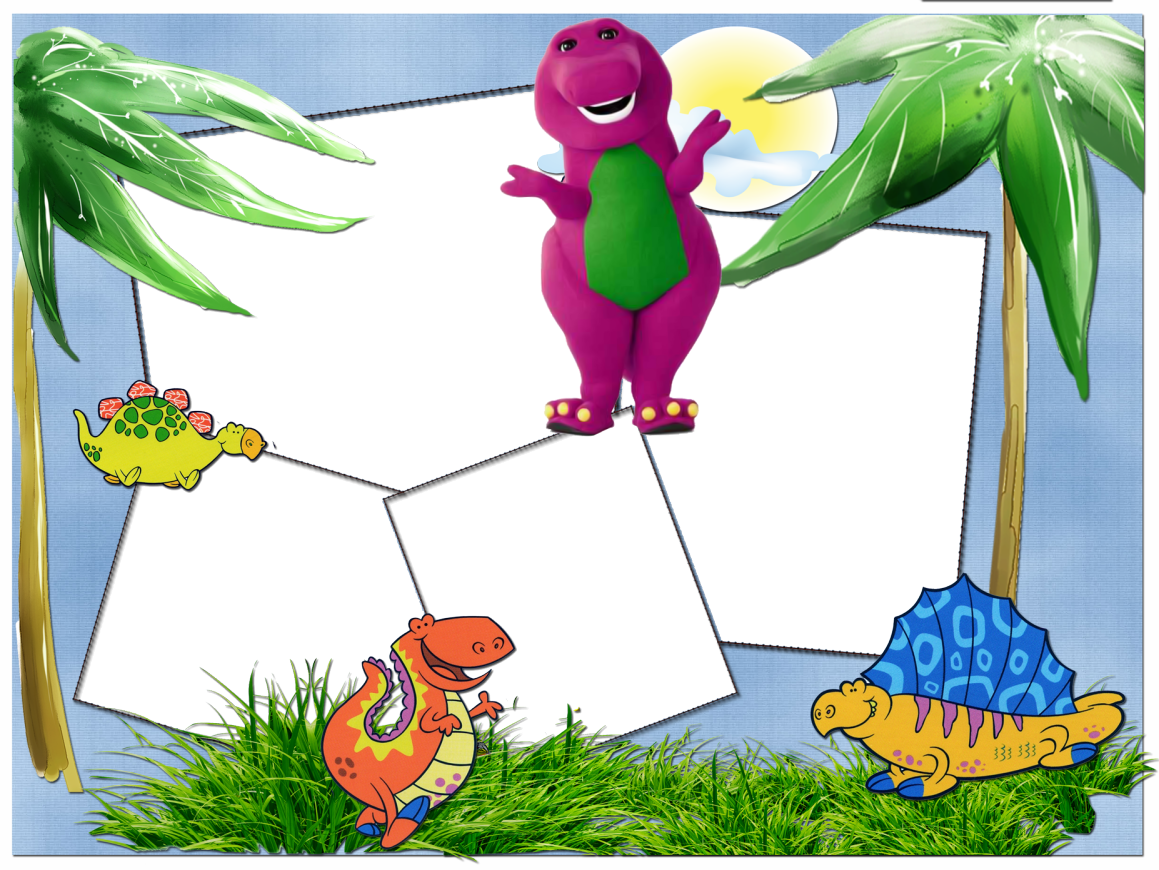 From 4sh - Barney The Dinosaur (1159x870), Png Download