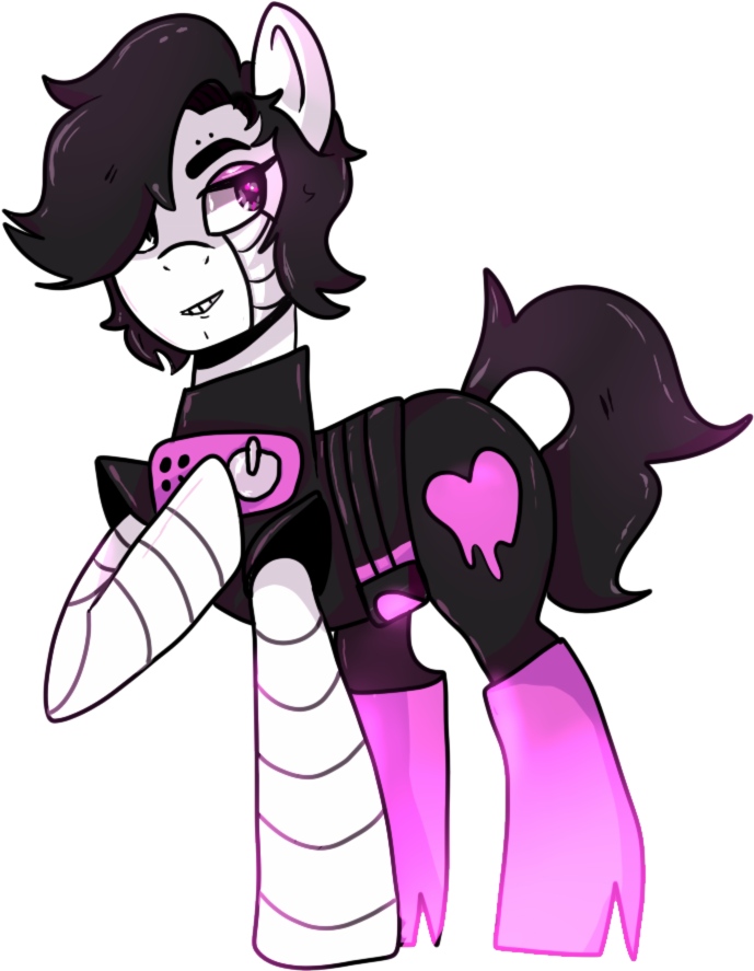 Kennyteya, Crossover, Mettaton, Mettaton Ex, Ponified, - Undertale Pony Version (1000x1000), Png Download