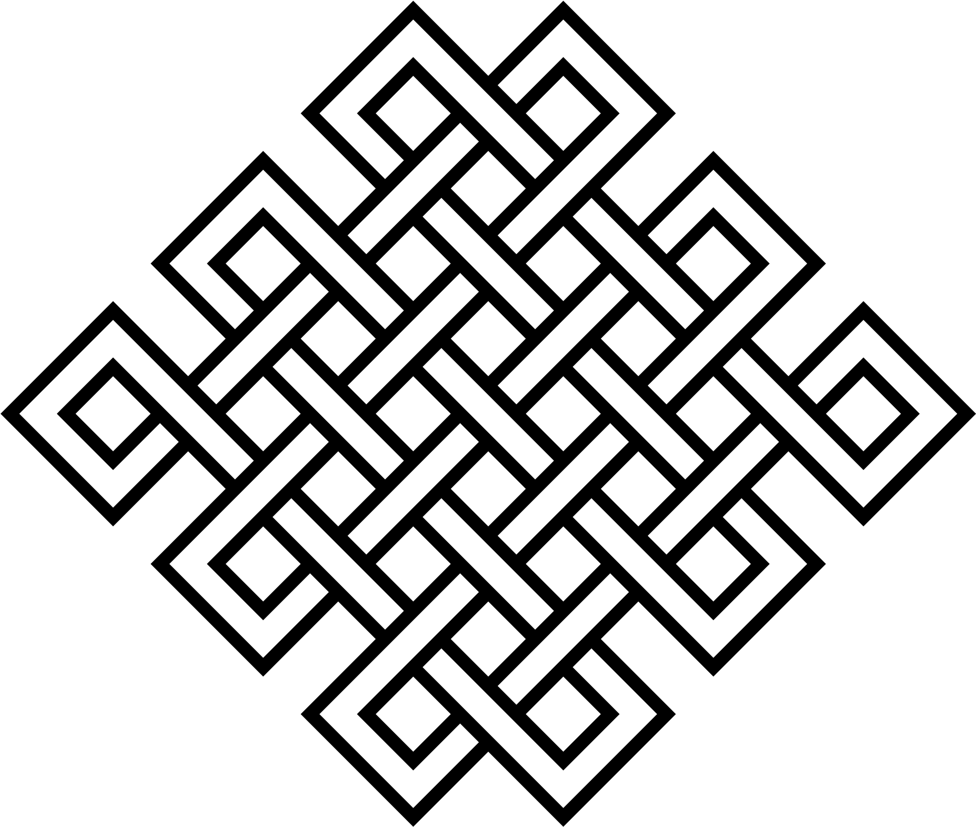 Open - Endless Knot Symbol (2000x1690), Png Download