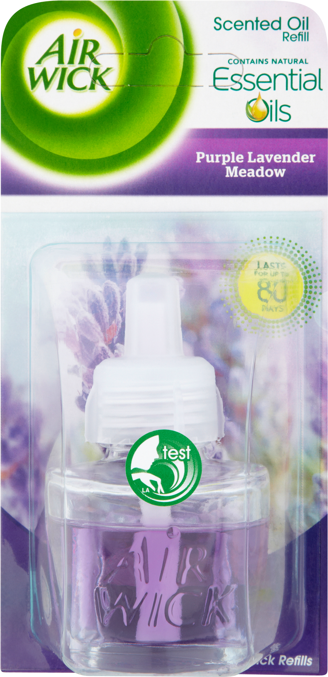 Air Wick Plug-in Refill Purple Lavender Meadow - Airwick Air Freshener Electrico Spare Part Purple Lavender (2365x2365), Png Download
