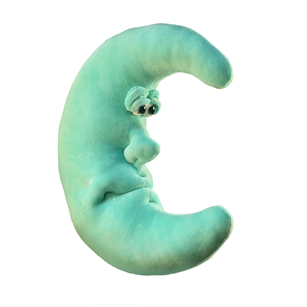 Funnyfriends - Celestial - Moonman - Aqua - 10321b3 (1000x1000), Png Download