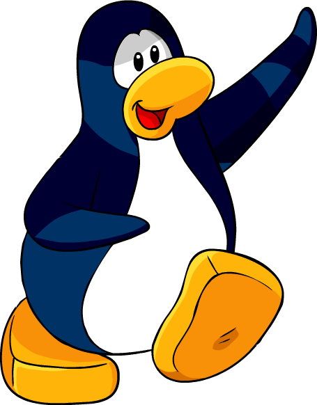 Club Penguin Penguin Png (455x582), Png Download