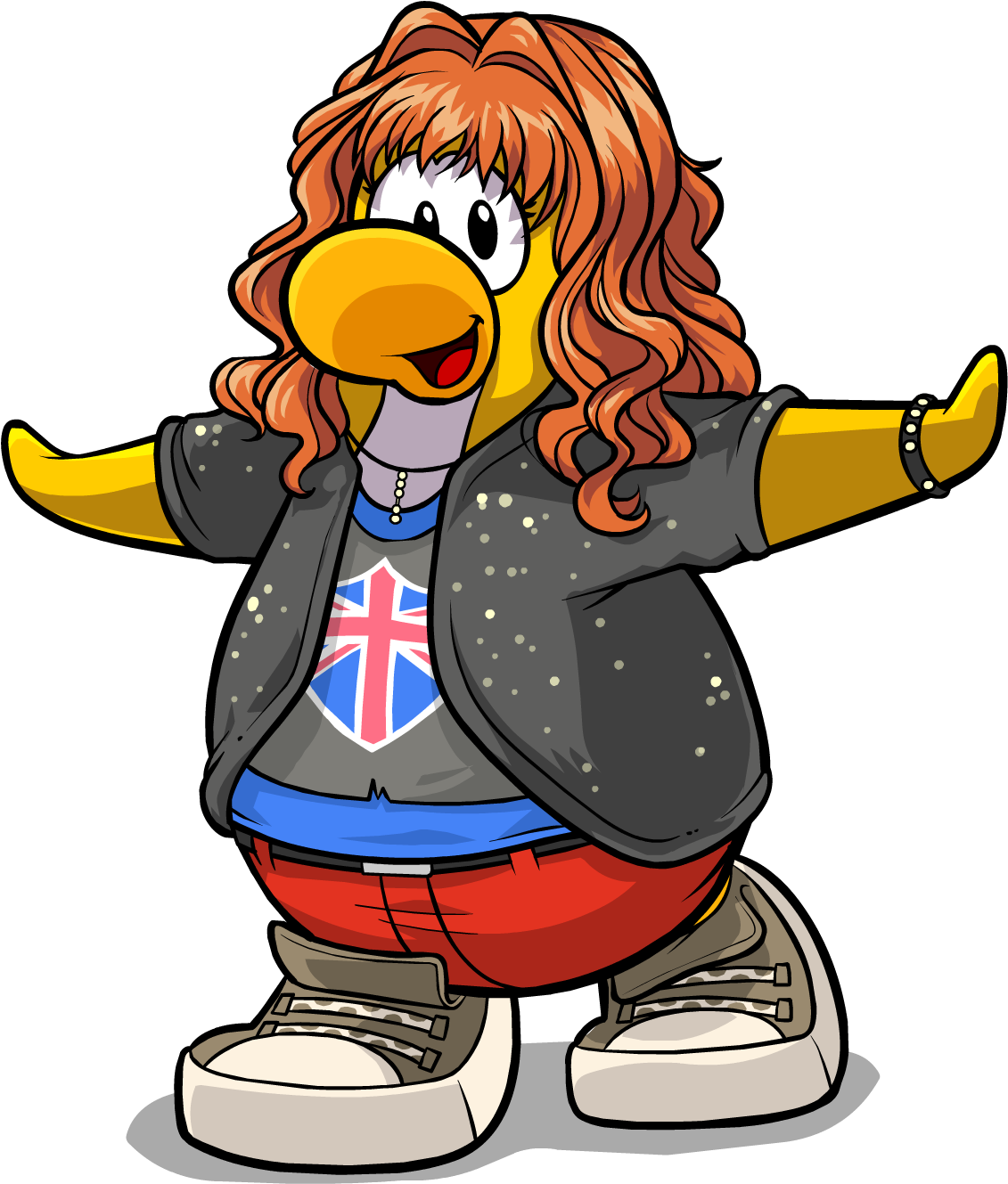 Club Penguin Cece Rocky (1328x1328), Png Download