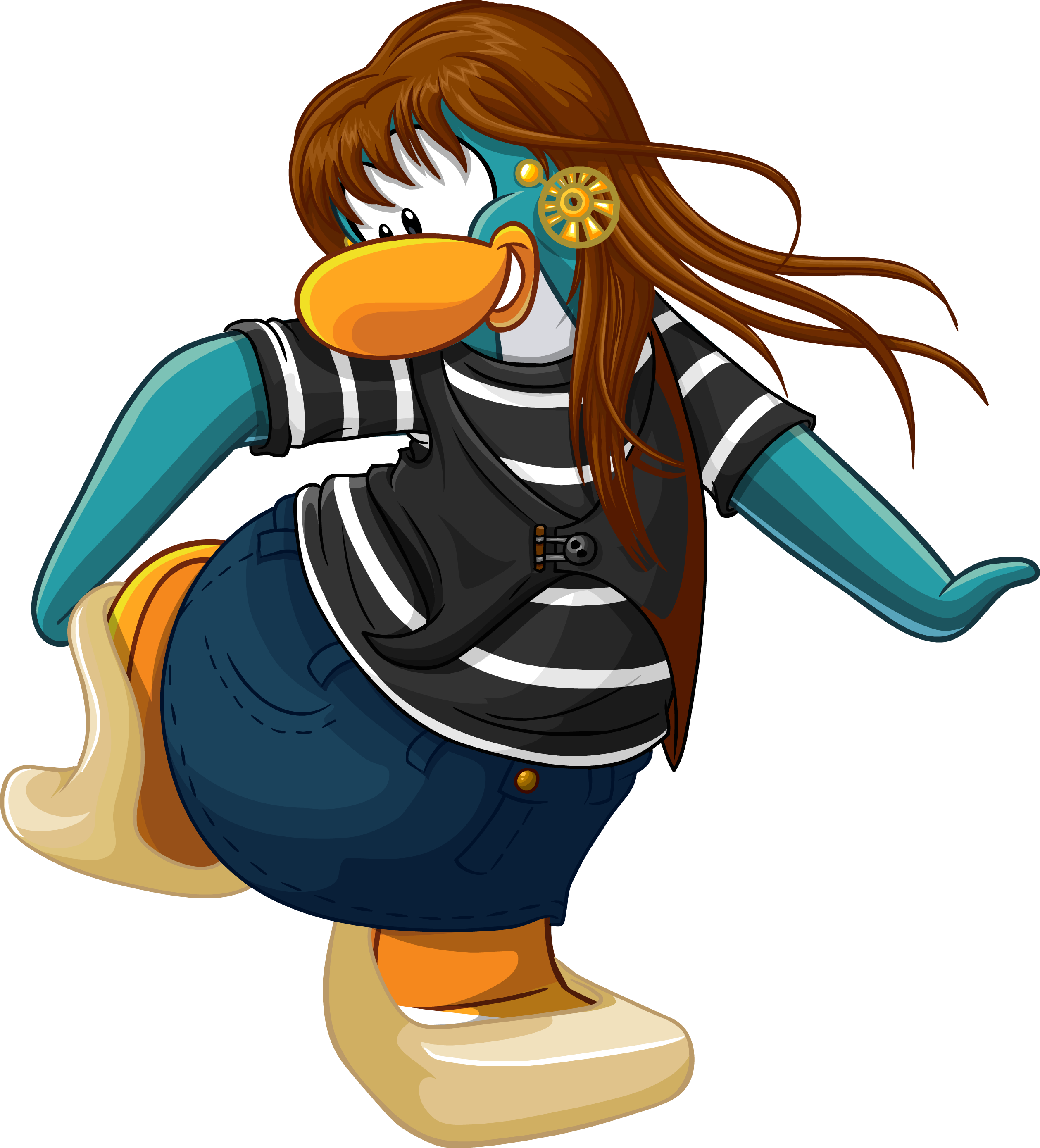 Download Penguin 1 - Club Penguin Penguin Girl PNG Image with No Background  