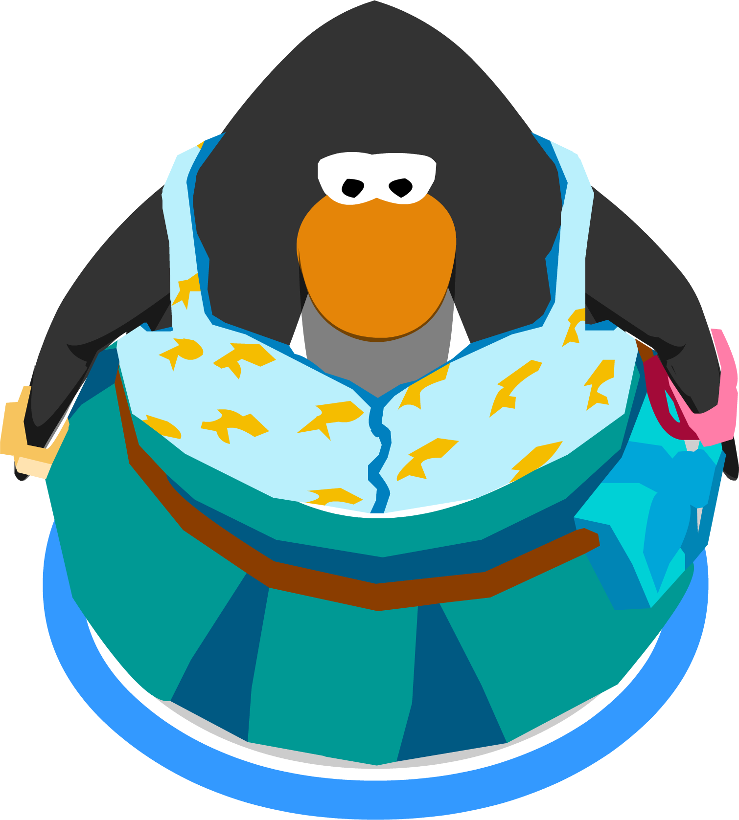 Beard Clipart Club Penguin - Club Penguin Dot Outfit (1510x1677), Png Download