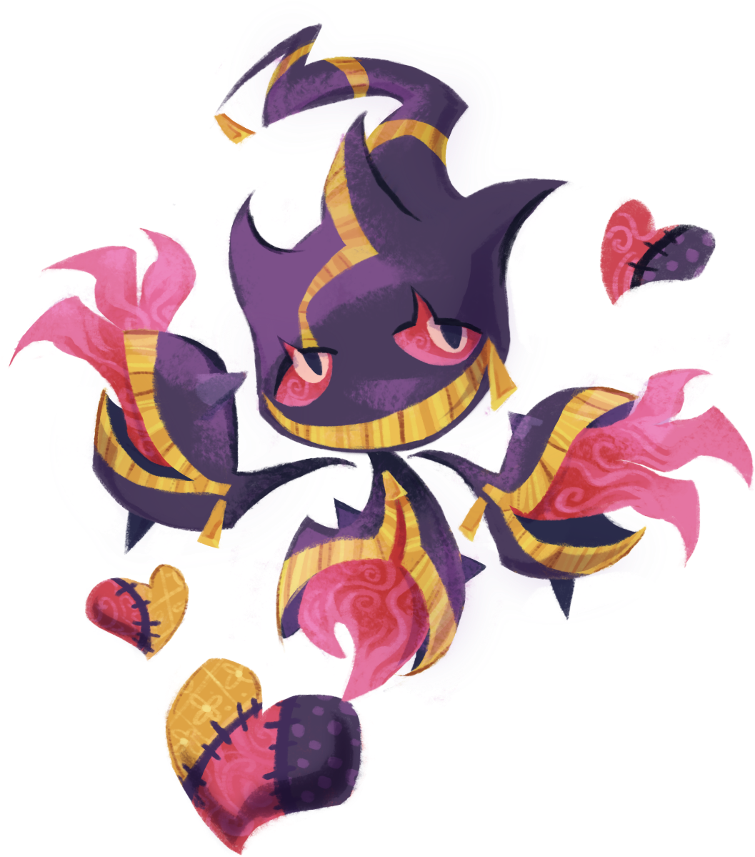 For A Friend Of Mine, Gyrolover69, Who Wants A Mega - Fakemon Mega Banette (1092x1248), Png Download