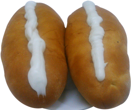 Cream Bun - Bun (640x360), Png Download