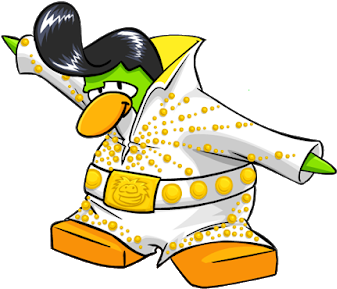 At First Sight It Looks Like A Penguin That Is Dressed - Club Penguin Penguins At Work (400x313), Png Download