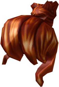 Chestnut Bun - Roblox Bacon Hair Girl - (352x352) Png Clipart Download