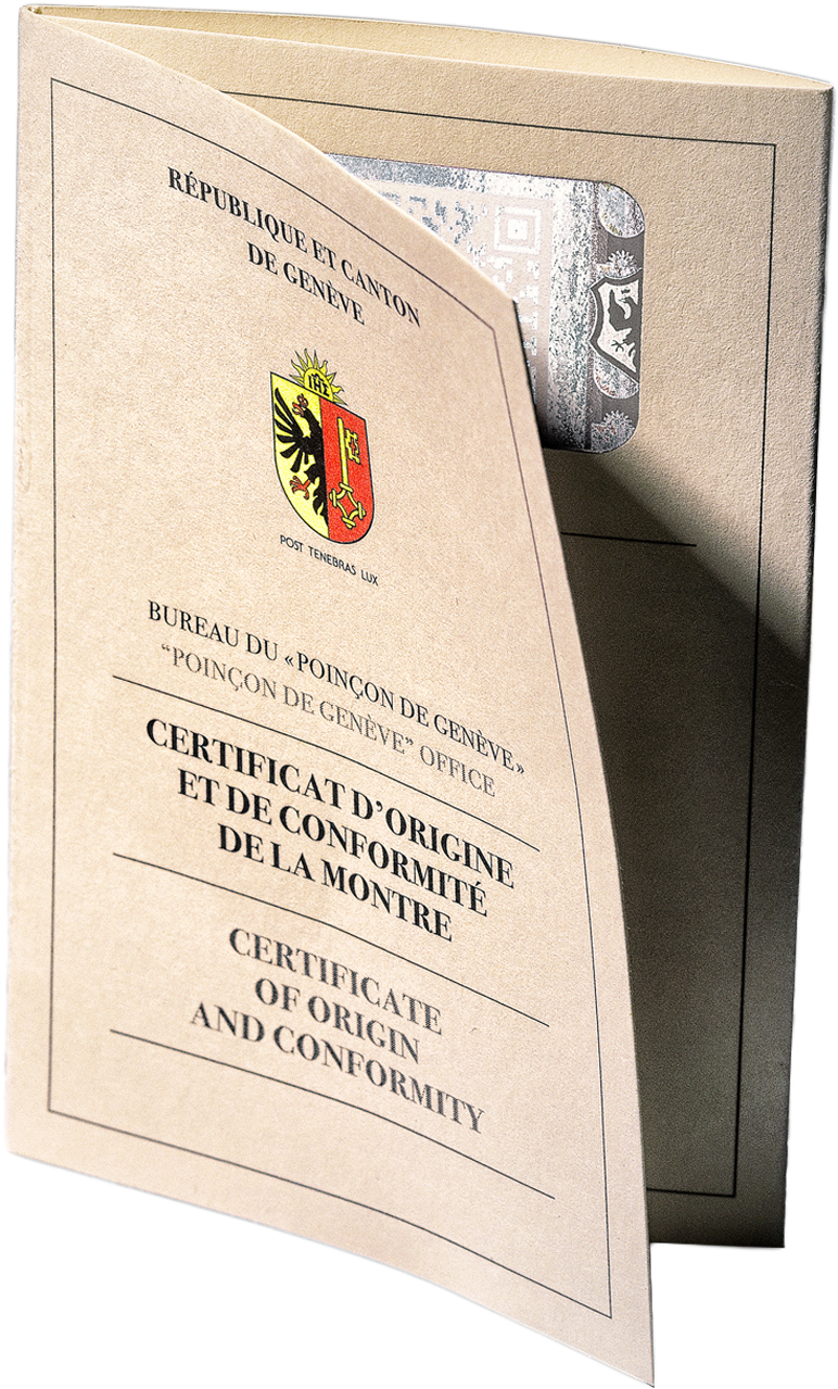 Essentially, The Geneva Seal Referred To In French - Label (800x1323), Png Download
