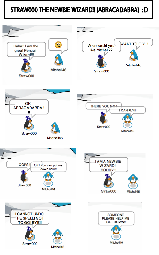 Http - //straw000 - Files - Wordpress - - Club Penguin Funny Comics (662x1059), Png Download