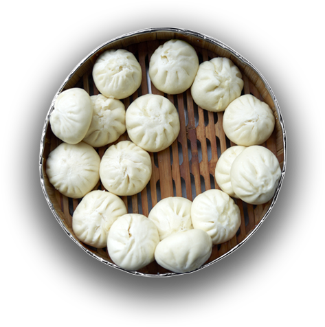 Chicken Steamed Bao - Steam Bun (480x480), Png Download