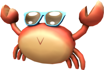 Cool Crab Shoulder Friend - Pinchy The Crab Denis (420x420), Png Download