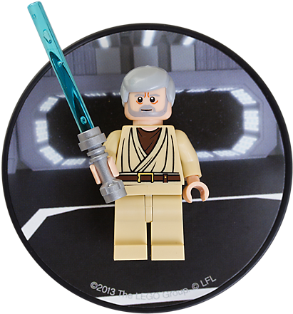 Picture Of Magnet Scene - Lego Star Wars Obi-wan Kenobi Magnet (600x450), Png Download