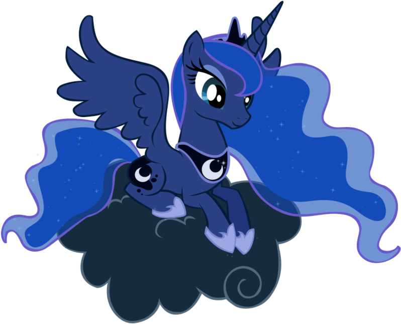 Princess Luna Png Clipart - Princess Luna Fly Png (900x802), Png Download