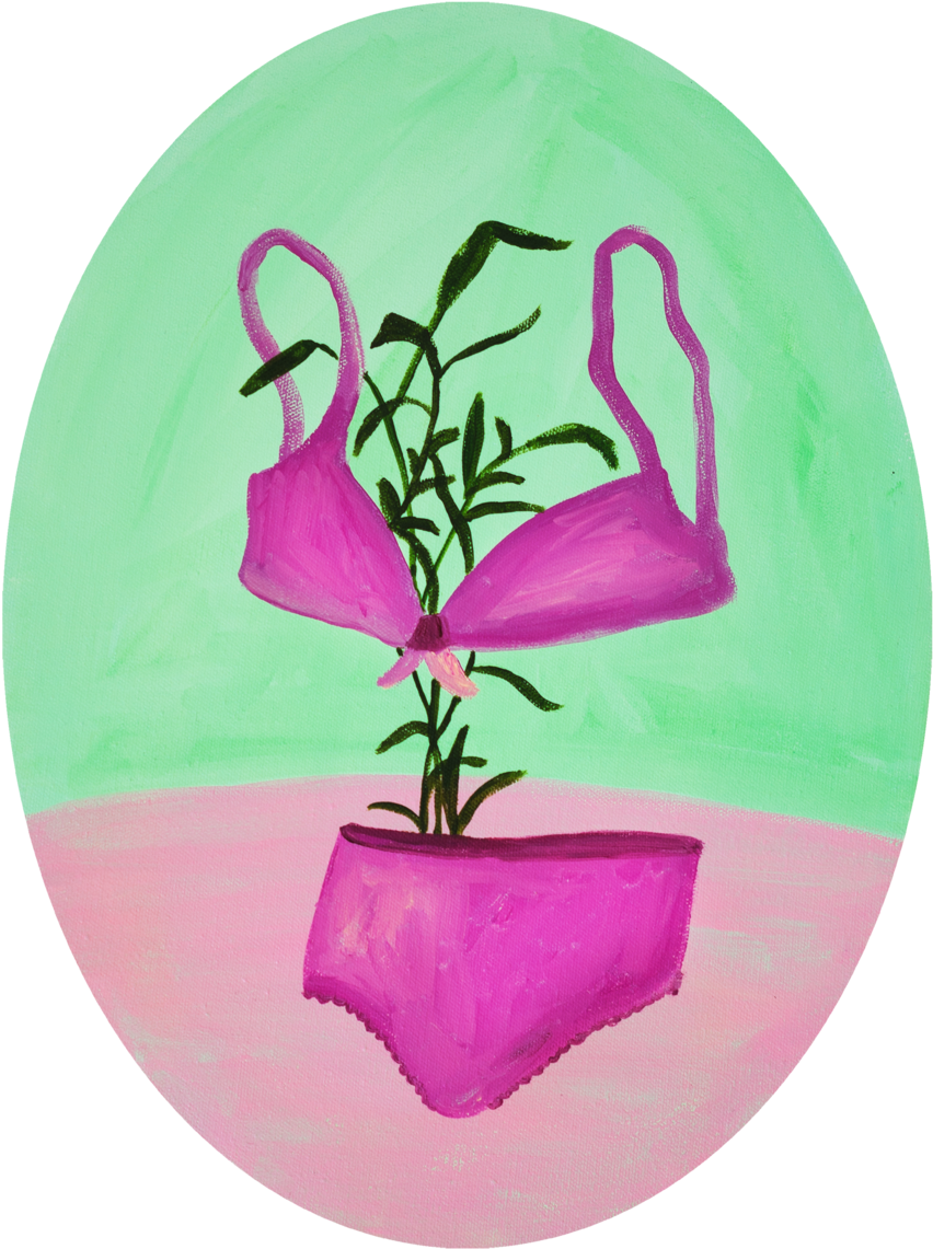 Nani Puspasari Painting Wild Grass (1000x1287), Png Download