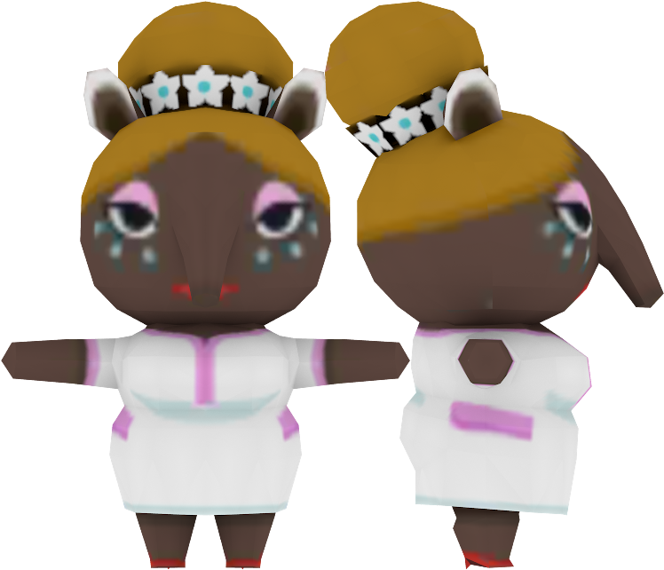 Download Zip Archive - Animal Crossing Character Models (750x650), Png Download