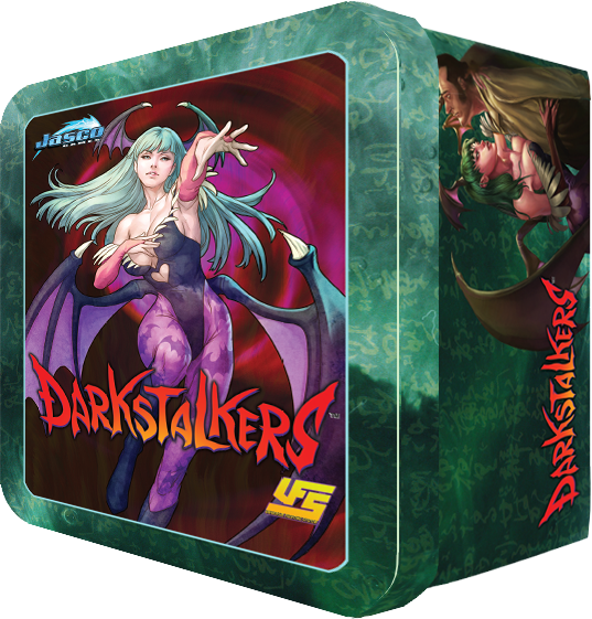 Morrigan Ufs Tin - Ufs - Darkstalkers Warriors Of The Night - Morrigan (537x561), Png Download