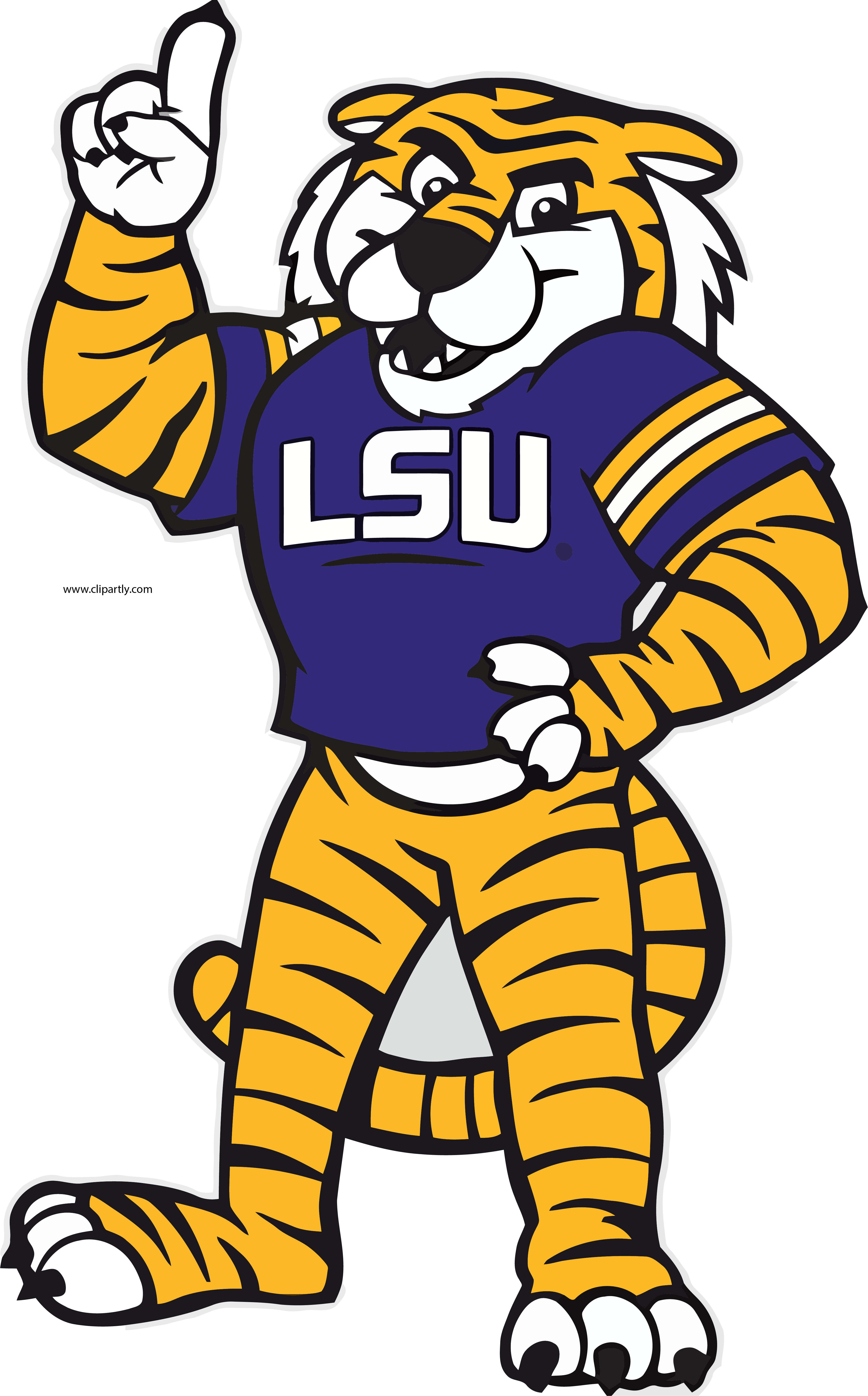 One Lsu Tigger Clipart Png Image Download - Saint Xavier High School Tigers (3757x6037), Png Download