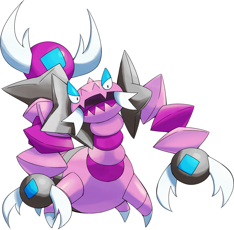Pokemon Shiny Mega Salamence Images - Pokemon Drapion (800x787), Png Download