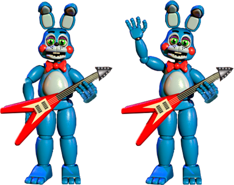 Toy Bonnie Png - Fnaf Toy Bonnie Png (825x725), Png Download