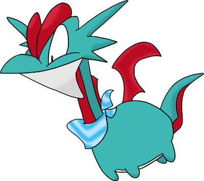 Choice Scarf Salamence - Scarf Salamence (400x354), Png Download