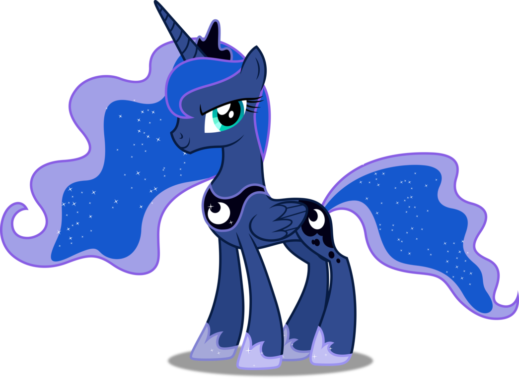 Princess Luna - Mlp Princess Luna Sad (1045x765), Png Download