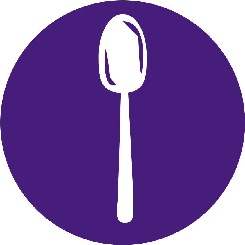 Spoon University Lsu - Spoon University Purple (878x878), Png Download