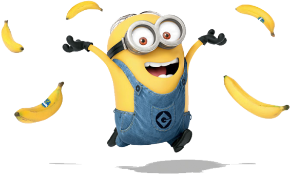 Imágenes De Los Minions En Formato Png - Happy New Year Minions 2018 (600x425), Png Download