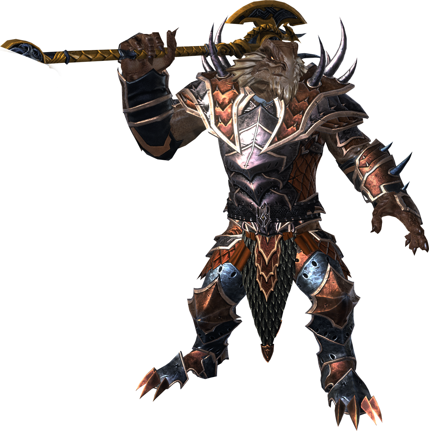 Chris - Neverwinter Personnage Png (1417x1423), Png Download