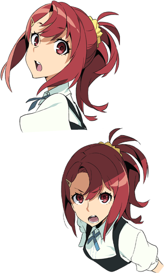 Katsuhira's Childhood Friend And Always Cares About - Chidori Kiznaiver Png (440x640), Png Download