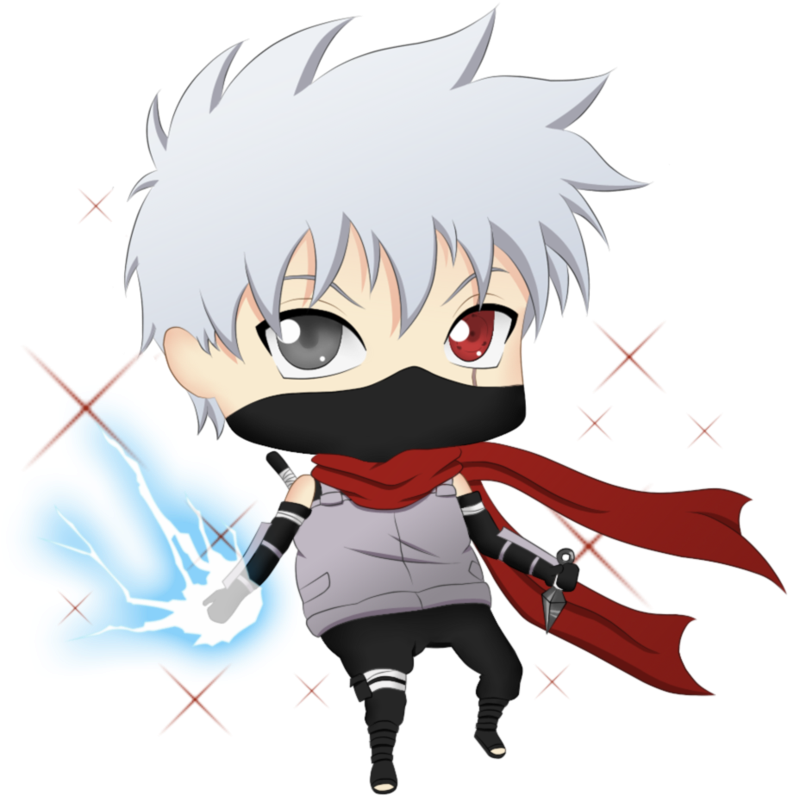 Images For > Anbu Kakashi Chidori - Hatake Kakashi Anbu Chibi (900x911), Png Download