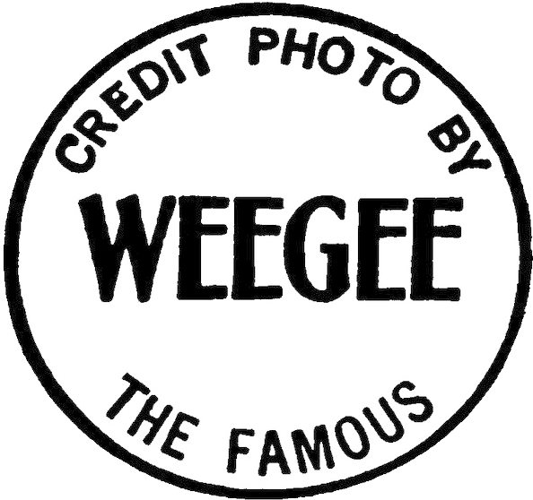 Weegee In The Public Eye - Famous Weegee (638x600), Png Download