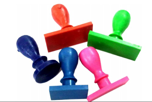 Rubber Stamp Png Free Download - Rubber Stamp Plastic Handle (500x336), Png Download
