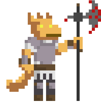 Dragonborn Paladin - Bronze - Bronze (350x380), Png Download