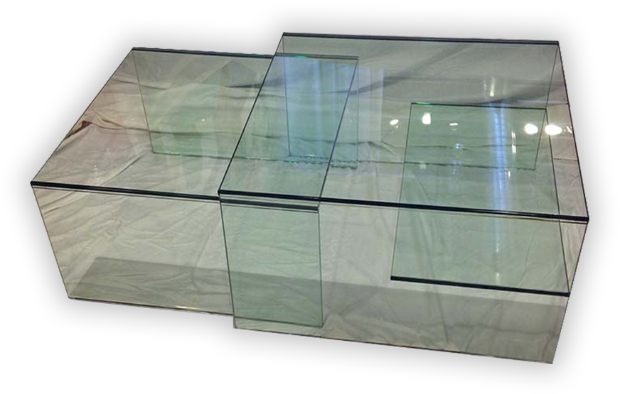 Glass Houses Nested Coffee Table (1000x1000), Png Download