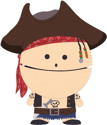 Fighters Of Zaron Pirate King Ike - South Park The Stick Of Truth Ike (380x455), Png Download