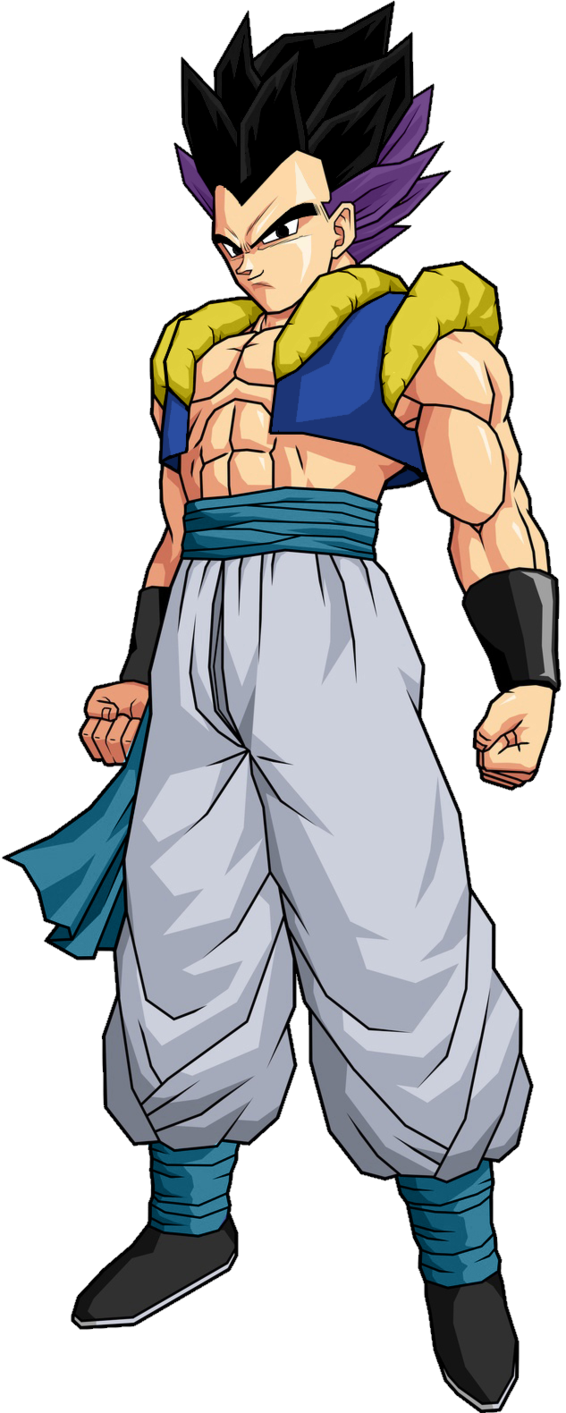 Gotenks Adult - Dragon Ball Gt Gogeta (566x1413), Png Download