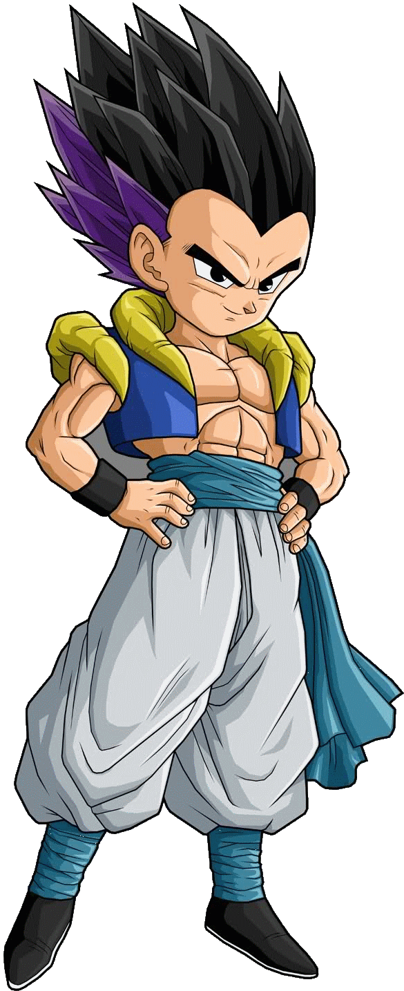 Gotrunks Statue Png - Dragon Ball Gogeta Jr (585x1434), Png Download