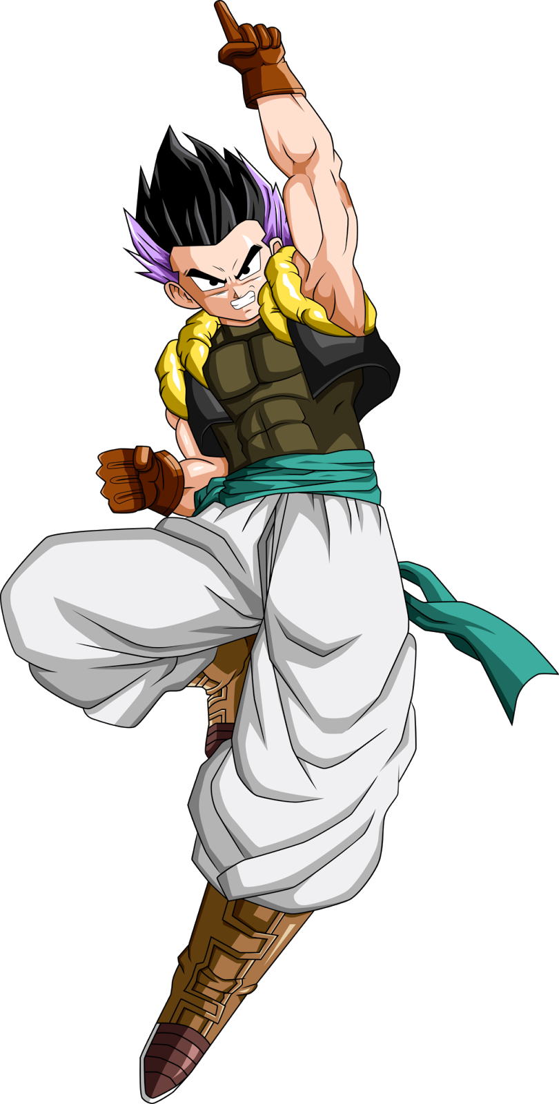 Gotenks Download - Dragon Ball Z Gotenks Grande (810x1600), Png Download