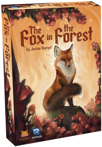 The Fox In The Forest - Fox In The Forest Board Game (351x500), Png Download