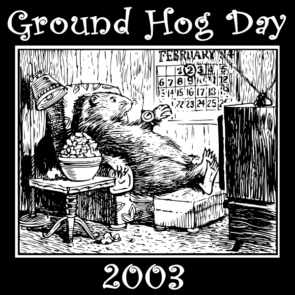 Ground Hog Day Svg Clip Arts 600 X 600 Px (600x600), Png Download