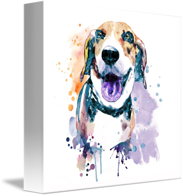 Artist - " - Beagle (606x650), Png Download