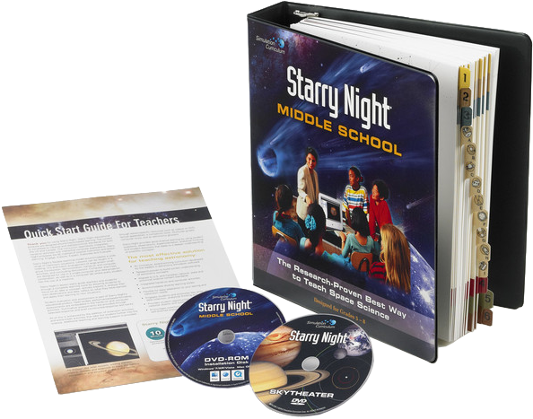 Simulation Curriculu Starry Night Elementary Version (600x471), Png Download