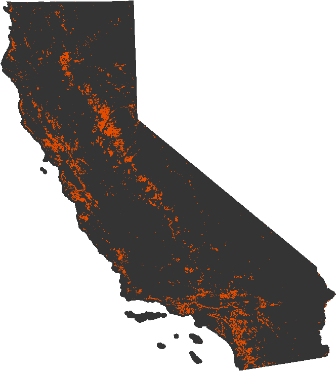 30% Of Californians Live In The Wildland-urban Interface - California Proposal To Split Into 3 States (1015x762), Png Download
